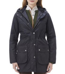 Barbour womens durham 2025 waxed jacket